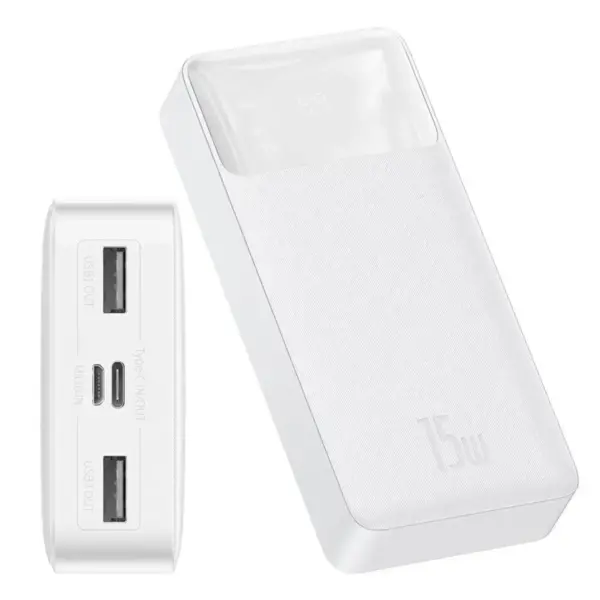 BASEUS Power Bank PPDML-J02 15W (20000mAh) White