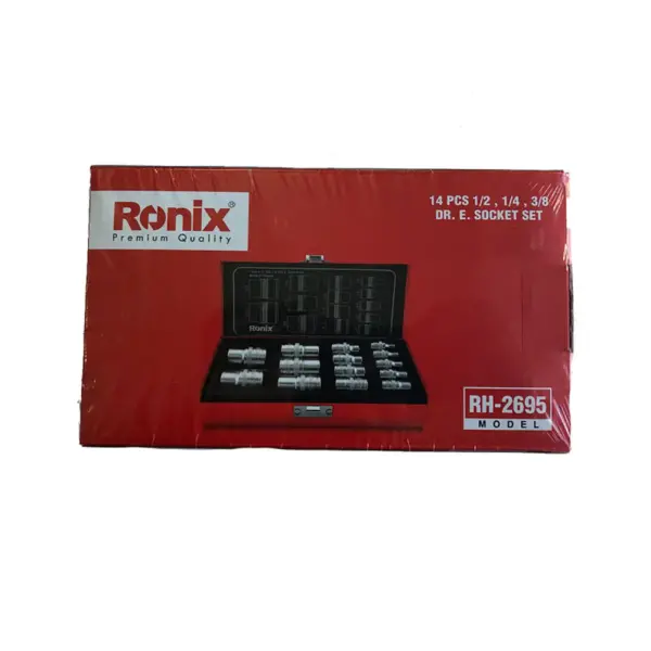 جعبه بکس ترکیبی 14 پارچه E رونیکس مدل RH-2695