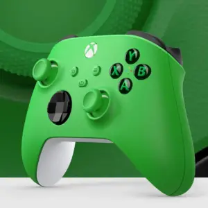 دسته بازی بی سیم مایکروسافت مدل Xbox Controller Velocity Green