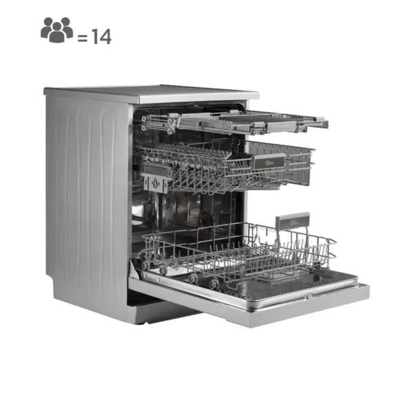 ماشین ظرفشویی جی پلاس GPlus مدل GDW-M1463NS از باز شده