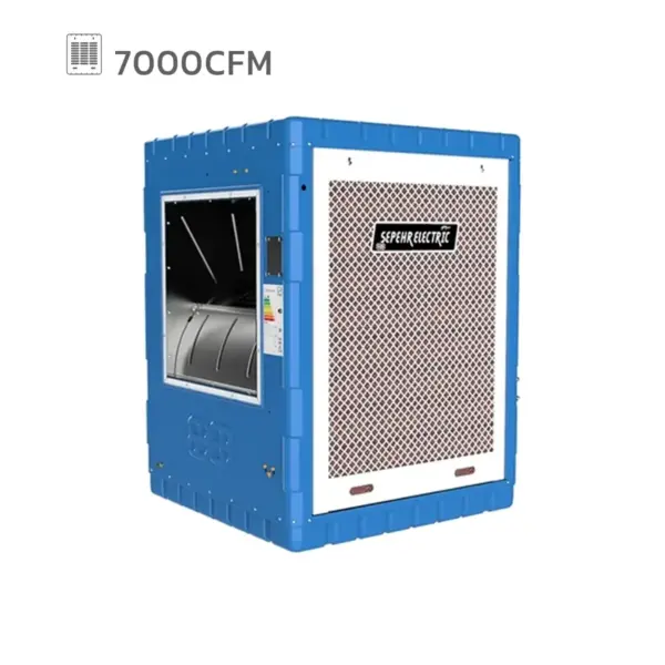 کولر آبی 7000 سپهر الکتریک مدل SE 700 C سلولزی از بغل