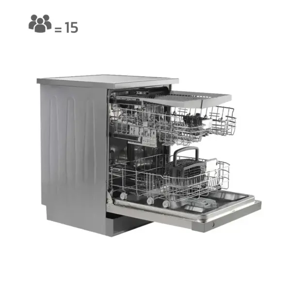 ماشین ظرفشویی جی پلاس مدل GDW-J552X از بغل