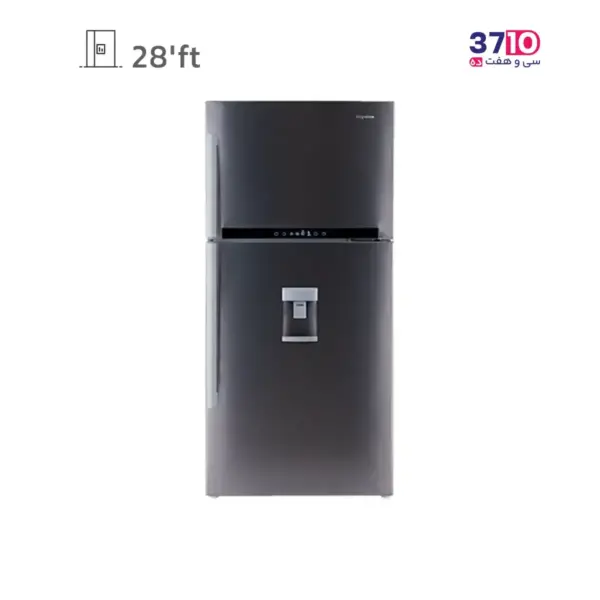 یخچال فریزر دیپوینت 28 فوت مدل T7 DH-S از روبرو