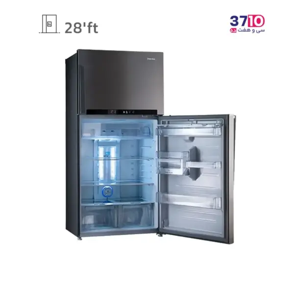 یخچال فریزر دیپوینت 28 فوت مدل T7 DH-S از درب پایین