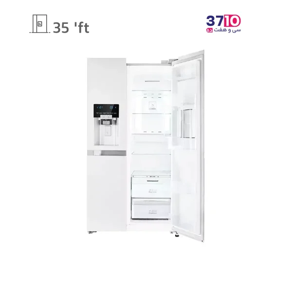 یخچال و فریزر ساید بای ساید دوو مدل D2S-1037MW از درب سمت راست