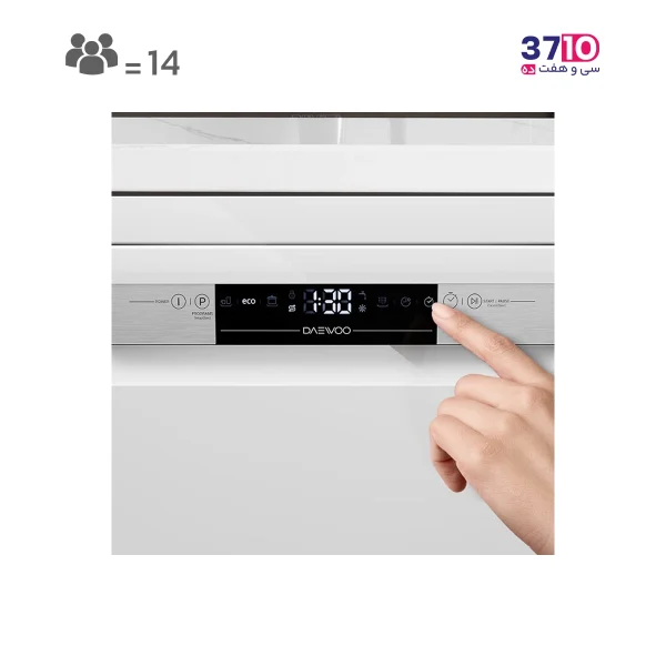 ماشین ظرفشویی دوو DAEWOO مدل DW-200W سری سالدا هوشمند IOT از صحفه نمایش