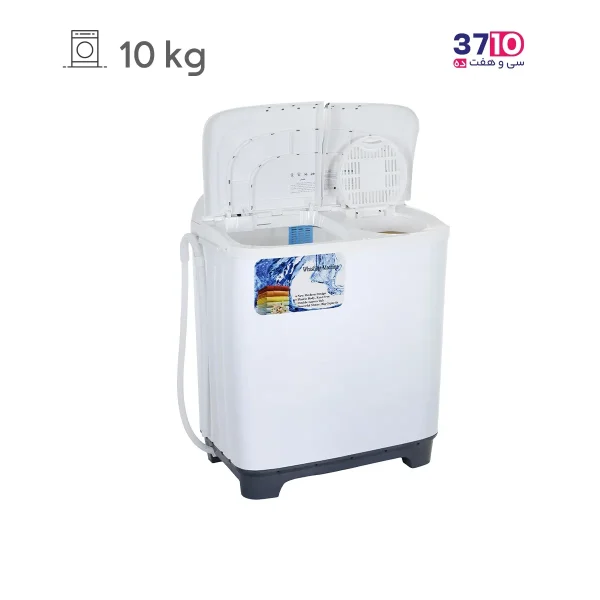 ماشین لباسشویی دوقلو ریتوهن مدل RWM-1202T ده کیلویی از روبرو