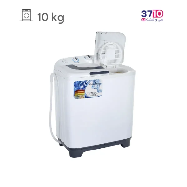 ماشین لباسشویی دوقلو ریتوهن مدل RWM-1202T ده کیلویی از روبرو